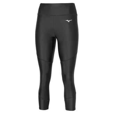 Mallas Mizuno Core 3/4 Mujer - Negros - Chile M740UIVZBQ